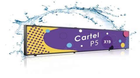 Outdoor banner LED sign Full Color P5 X19