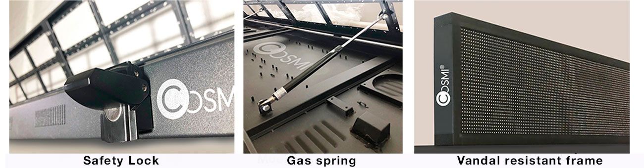 Outdoor banner LED sign Full Color P5 X19 - Image 4